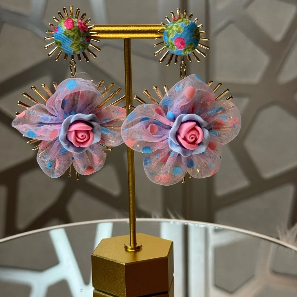 New Arrivals! Gorgeous Flower Drop Earring